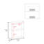 Armoire de salle de bain murale noire - 2 tablettes, porte miroir, design moderne, panneau de particules, miroir moderne 18,6 x 5,7-973723427