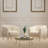 Metal Legs Barrel Wing Chair