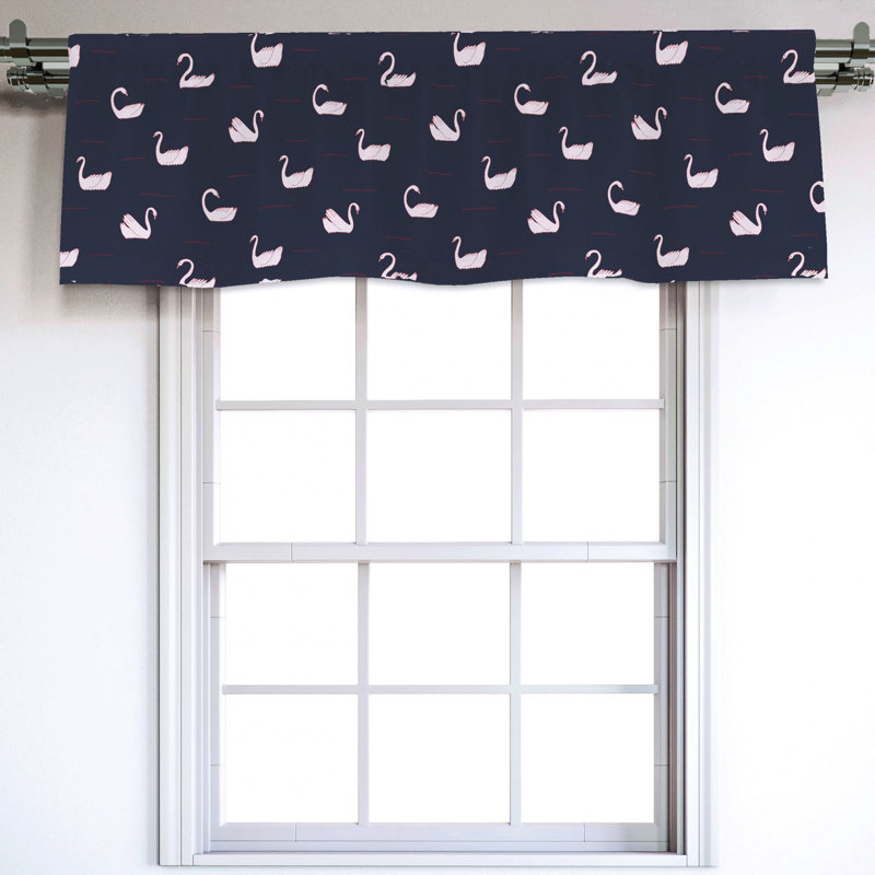 Sateen Ruffled Window Valance