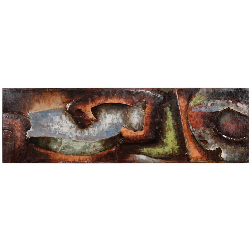 "Convergence I" 3D Iron Wall Décor