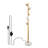 Gold Branch 5-light Globe Floor Lamp