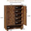 Armoire à chaussures Tribesigns 31,5 ", étagère à chaussures à 6 niveaux avec tablettes réglables