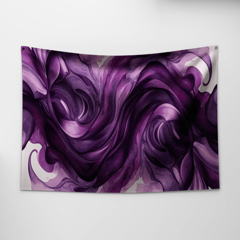 Tapisserie murale aquarelle abstraite 15, 26 po x 36 po