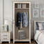 Limestone 2 Door Manufactured Wood Wardrobe-262987660