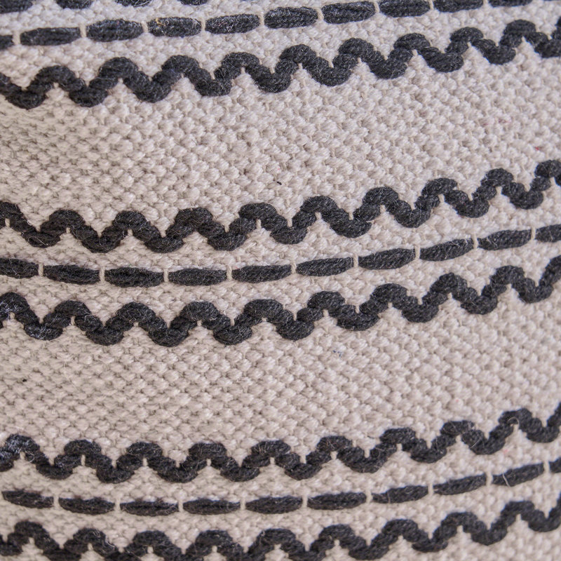 Pouf rembourré en tissu
