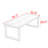 Modern simple black solid wood dining table-2086739932