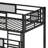  Arlia L-Shaped Metal Twin Over Full Size Bunk Bed-777598411