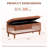 39.4"W Polyester Upholstered Storage Bench-1730590811