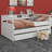 Wooden Daybed with Trundles, Storage Cubbies, Light for Free and USB Charging-510318524