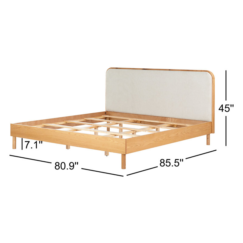 Bagwell Fairview Wood Frame Bed, King