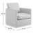 Bobbi Genuine Leather Swivel Armchair-109286174