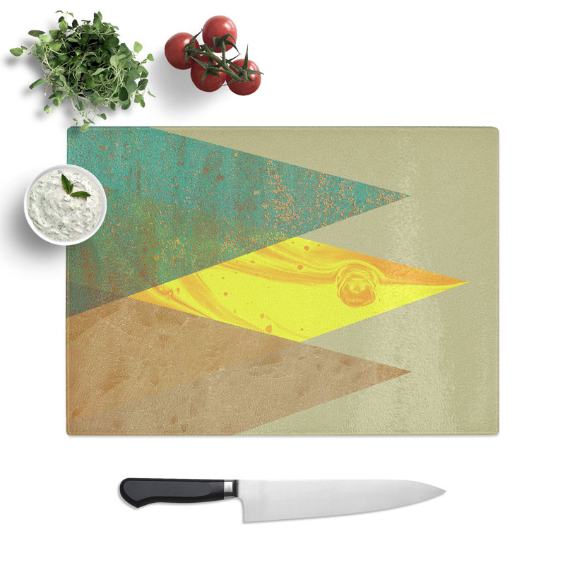Composition 7 Chopping Board, 0.4cm H x 28.5cm W x 39cm L
