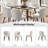 Palmdale Mid-Century Modern Upholstered Dining Chair Set-936040979-936040982
