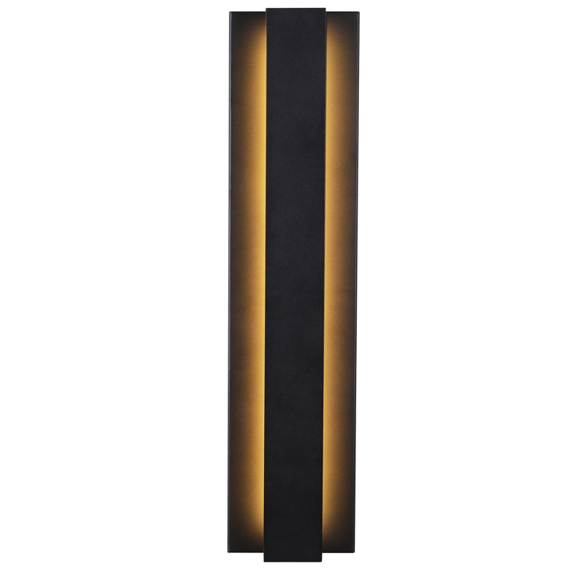 Jayeda LED Wall Light with Back Plate, 23.6'' H x 5.5'' W x 3'' D