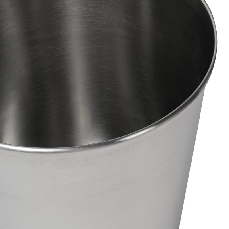 Poubelle 2 gallons Nolan, Acier brossé