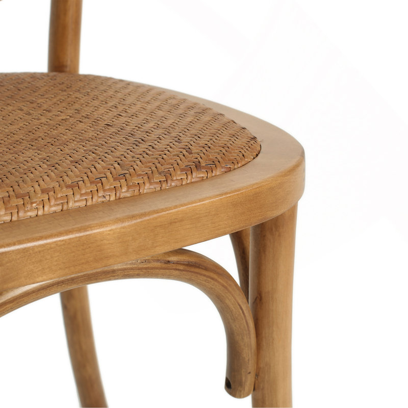 Chaise en rotin Jaziel, Brun clair / brun clair