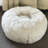Almaguer Calming Round Donut Plush Dog Cuddler Bed-2031980354-2031884266