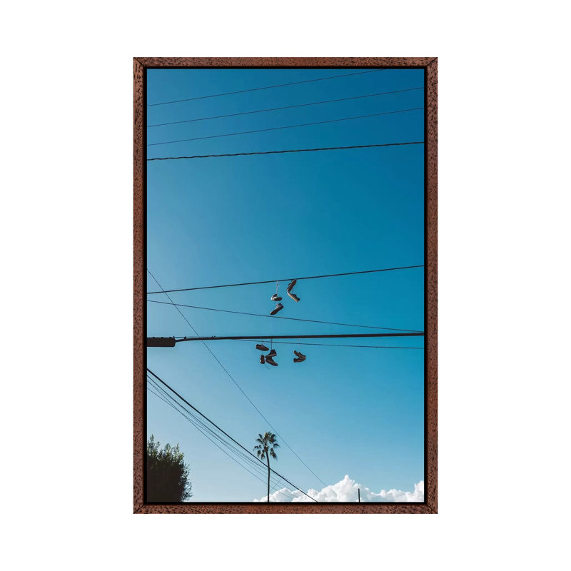 California Kicks 1 Piece Wall Art on Canvas, 66.04 cm H x 45.72 cm W, Classic Brown Wood Framed