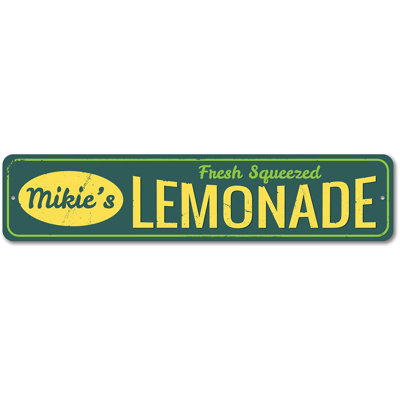 Plaque en aluminium Fresh Squeezed