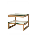 Gamma Glass End Table