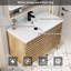  Ensemble de meuble-lavabo simple mural 36 po avec lavabo et robinet 36 po-1054982925