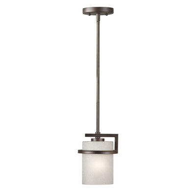 Luminaire suspendu cylindrique à 1 lumière Demontrez