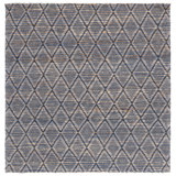 Fotou Natural Fiber Hand Loomed Wool/Jute Geometric Rug in Gray