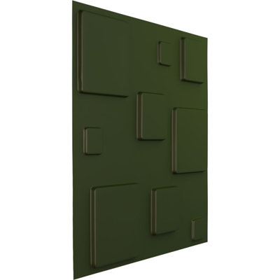 Panneau mural décoratif 3D Devon EnduraWall de l 19 5/8 po x H 19 5/8 po (couvre 2,67 pieds carrés)