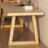 86.61" Burlywood Rectangular Solid Wood Office Sets