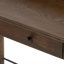 Bureau en bois massif avec huche Romeo