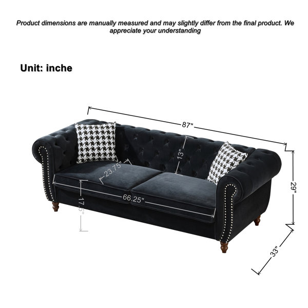 Latitude Run® Grey 3+2 Seater Mid Century Velvet With Roll Armrest ...
