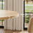 47 Inch Round Dining Table for 4-6 People, Round Kitchen Table with Sturdy Cross-Shaped Base & Adjustable Foot Pads, Circle Dining Table for Kitchen, Dining Room(Table Only), Natural-118571327