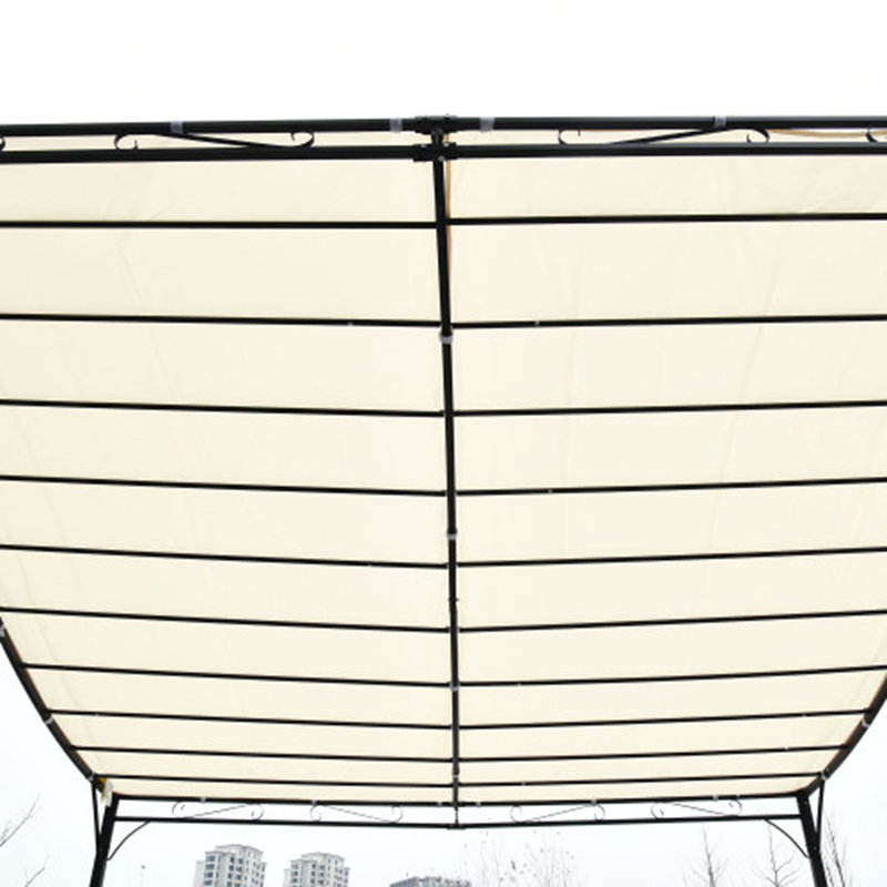Poolside Pergola – Stylish & Functional, White, 98.5" H x 117" W x 117" D
