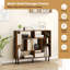 Open Bookshelf Modern Geometric Bookcase-1365791271