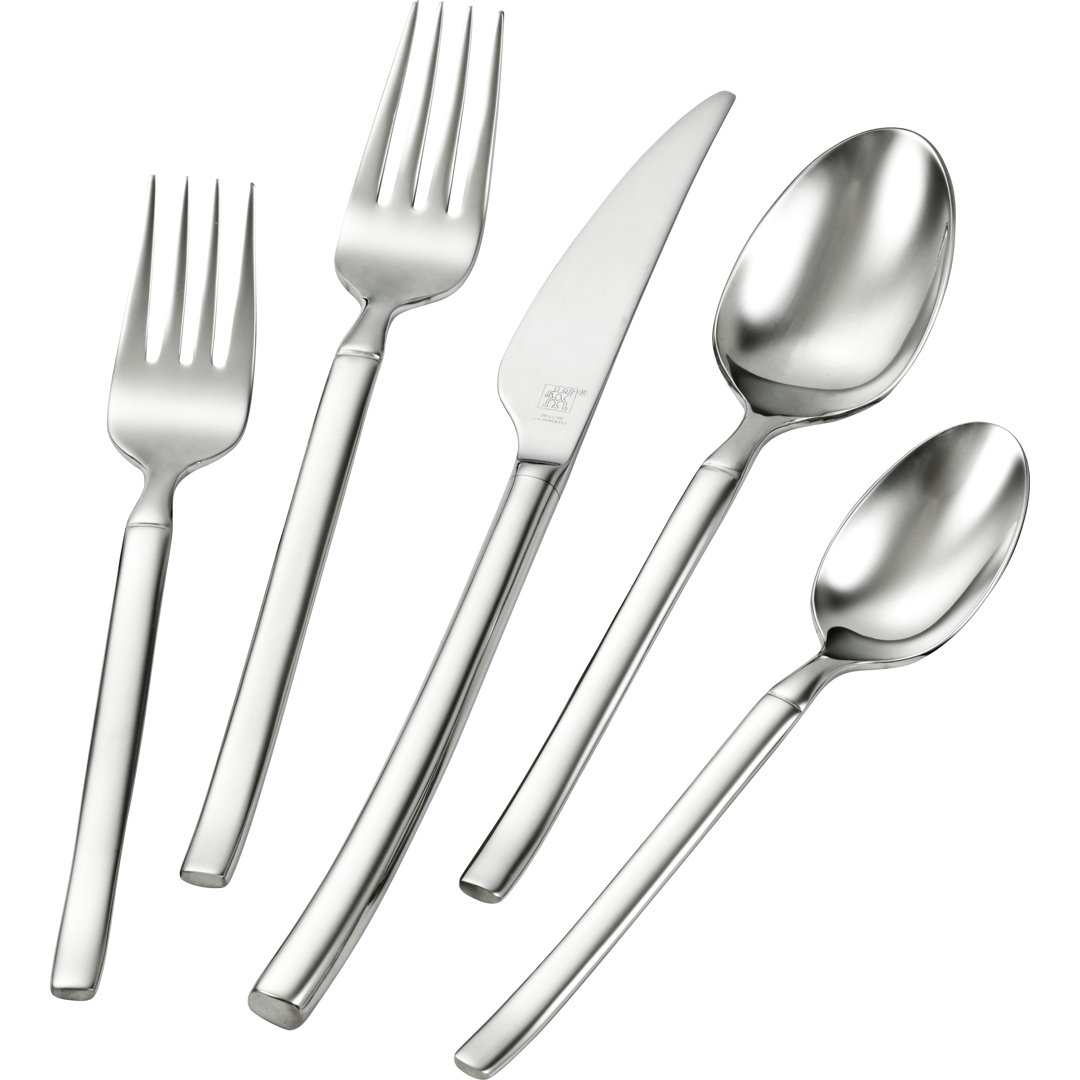 Opus 45 Piece Flatware Set Polished ZWILLING J.A. Henckels 