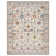 Gertmenian Crystal Print Cullen Ivory Cream Pink Multi Transitional Floral Border Washable Flat Pile Indoor Area Rug