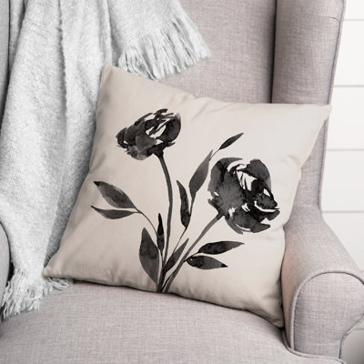 Housse et insert de coussin carré Inky