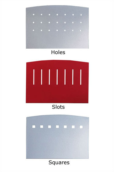 Metal Wall File Pockets, Aluminum Metallic, HIPAA Applications