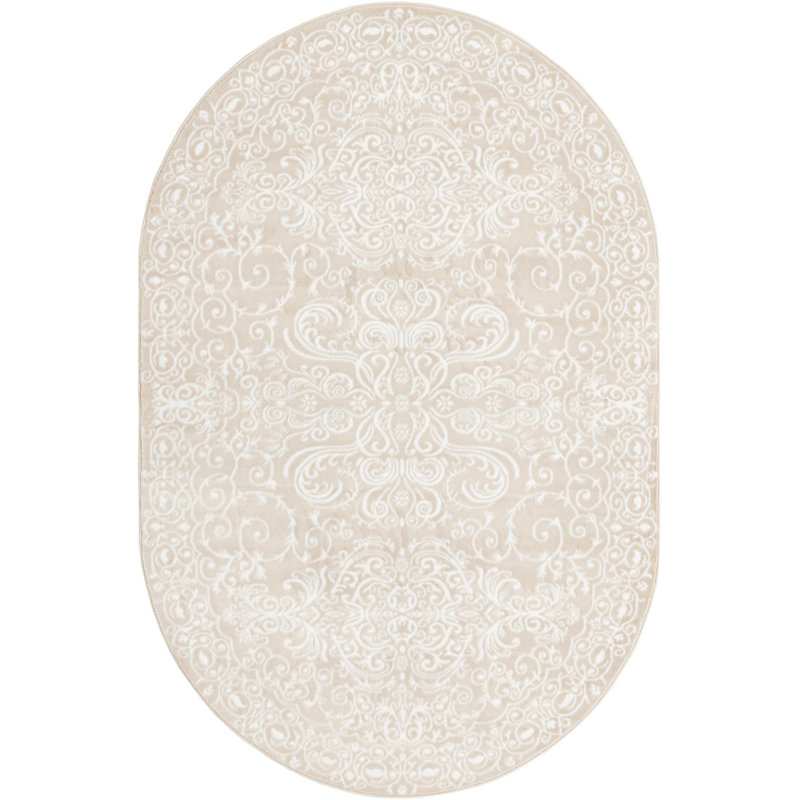 Whitting Oriental Indoor Rug, Oval 5'3" x 8'