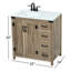 Ensemble de meuble-lavabo simple 32 po Slayton-466494805