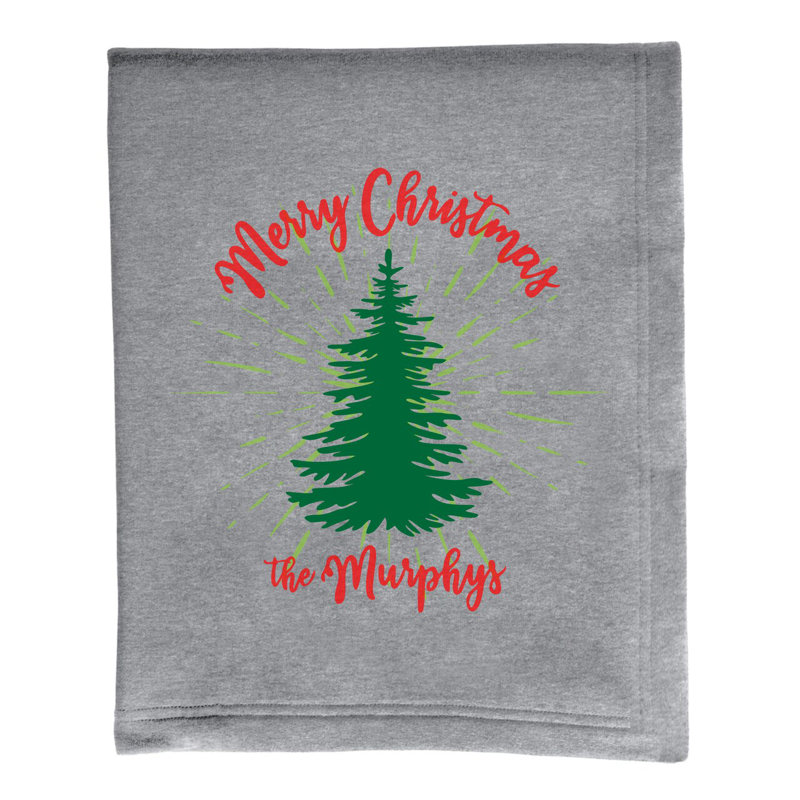 Hand Woven Throw Blanket, Gray