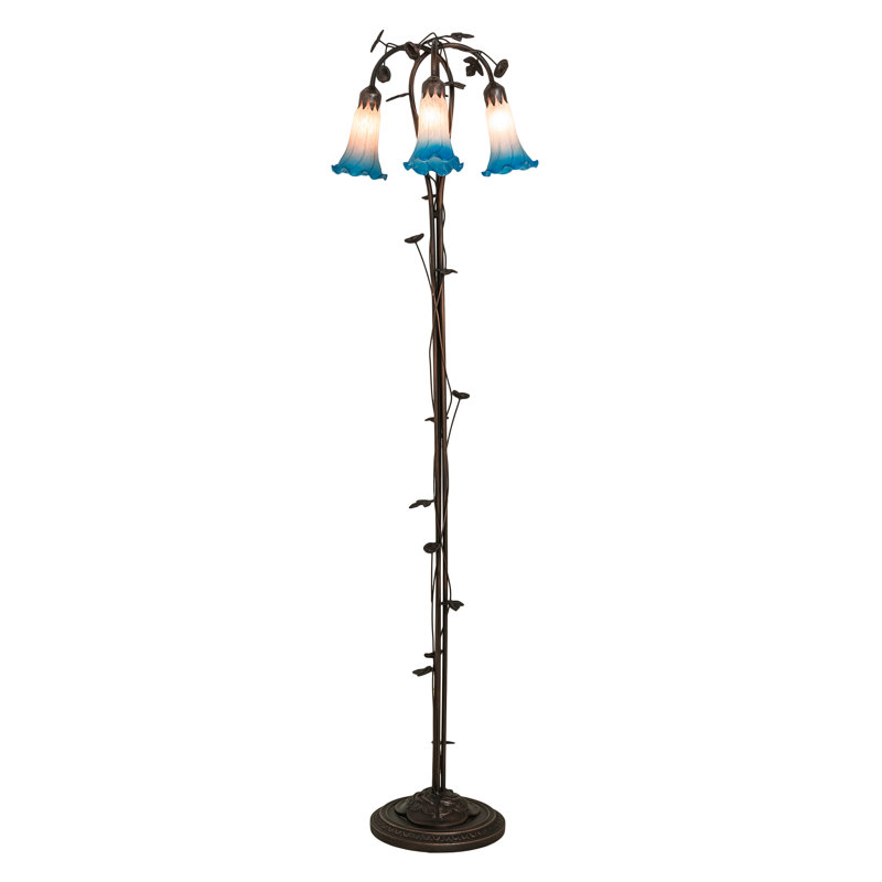 Sinagra Floor Lamp, Pink/Blue