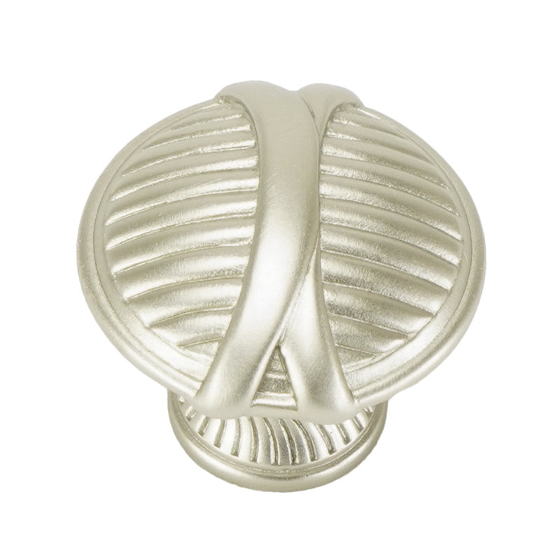 EDGAR BEREBI WESTPORT KNOB IN SATIN NICKEL PLATE