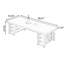 Bureau rectangulaire brun en bois massif-199818001
