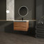 Meuble-lavabo moderne 30 po avec lavabo en résine-455884094