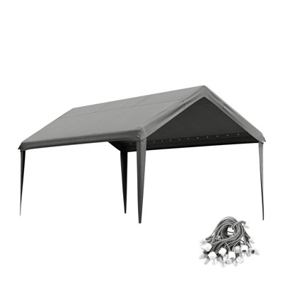 10 X 20 Ft Canopy Replacement Cover, Carport Roof Cover Only (Frame Is Not Included)