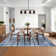 Extra Large Geometric Machine Washable Rug with Non Slip Backing Contemporary Low Pile Foldable Floor Cover for Living Room Bedroom Office