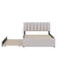Lit plateforme tapissier avec lit gigogne Teddy-93618194