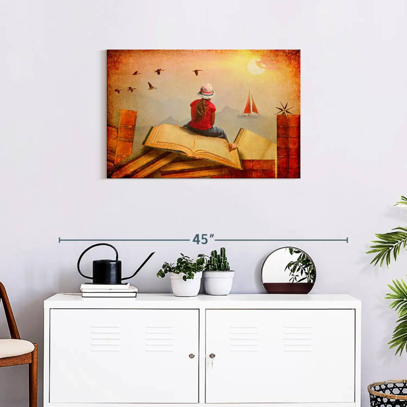 Kelan Reading And Reality, 20" H x 30" W