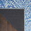 Tapis bleu en coton lavable à la machine-93874669